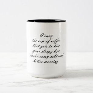 Caneca De Café Em Dois Tons Inveja do café