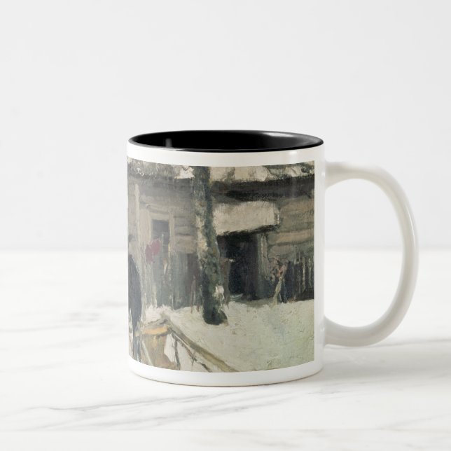 Caneca De Café Em Dois Tons Inverno, 1894 (Direita)