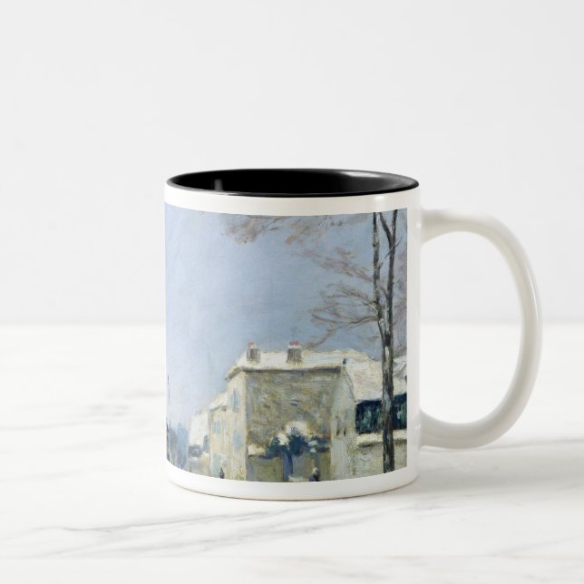 Caneca De Café Em Dois Tons Inverno, efeito da neve, 1876 (Direita)