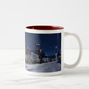 Caneca De Café Em Dois Tons Inverno em Waterville