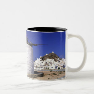 Caneca De Café Em Dois Tons Ios, Grécia. O bonito e crocante, branco e