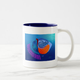 Caneca De Café Em Dois Tons Ir Peixe
