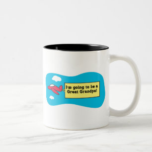 Caneca De Café Em Dois Tons Ir ser um grande vovô!