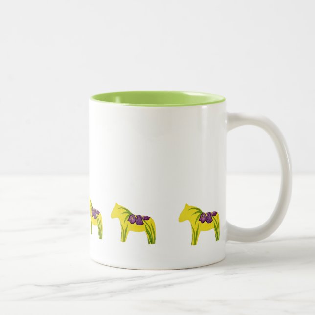 Caneca De Café Em Dois Tons Iris Dala Horses Mug (Direita)