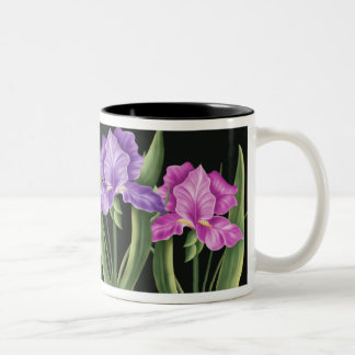 Caneca De Café Em Dois Tons Íris do primavera