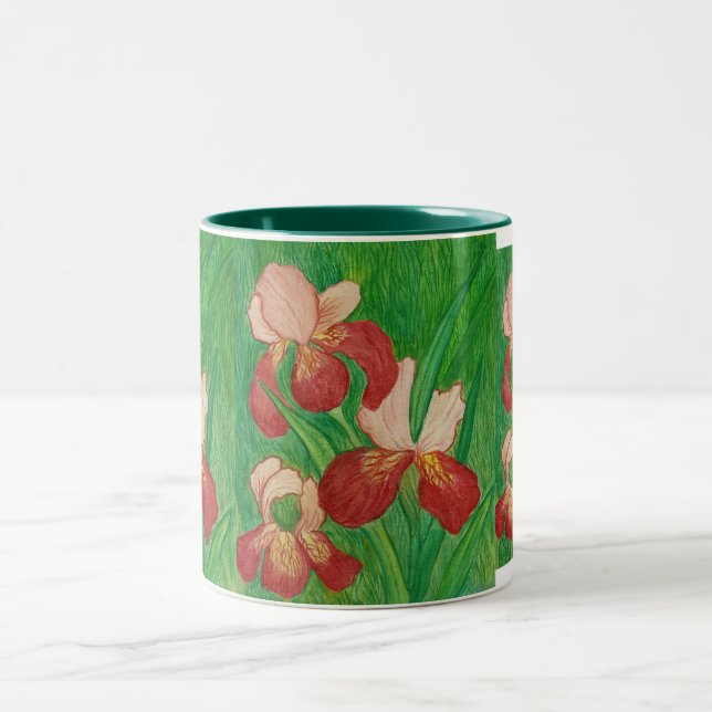 Caneca De Café Em Dois Tons Iris Morning Coffee Mug (Centro)