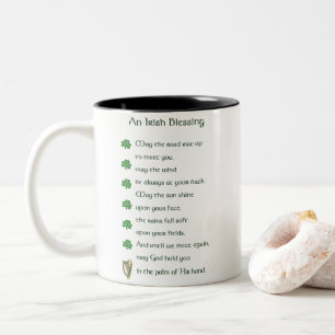 Caneca De Café Em Dois Tons Irish Blasing Mug