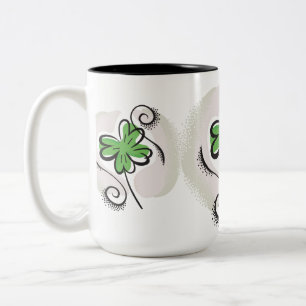 Caneca De Café Em Dois Tons Irish Clover