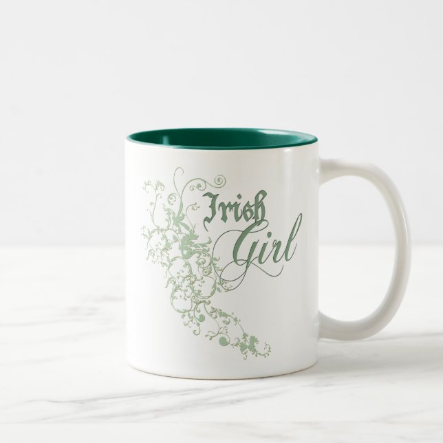 Caneca De Café Em Dois Tons Irish Girl (Direita)