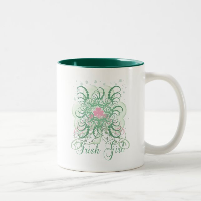 Caneca De Café Em Dois Tons Irish Girl 2 (Direita)