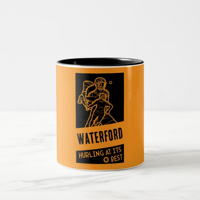 Caneca De Café Em Dois Tons Irish Hurling Sport (Centro)