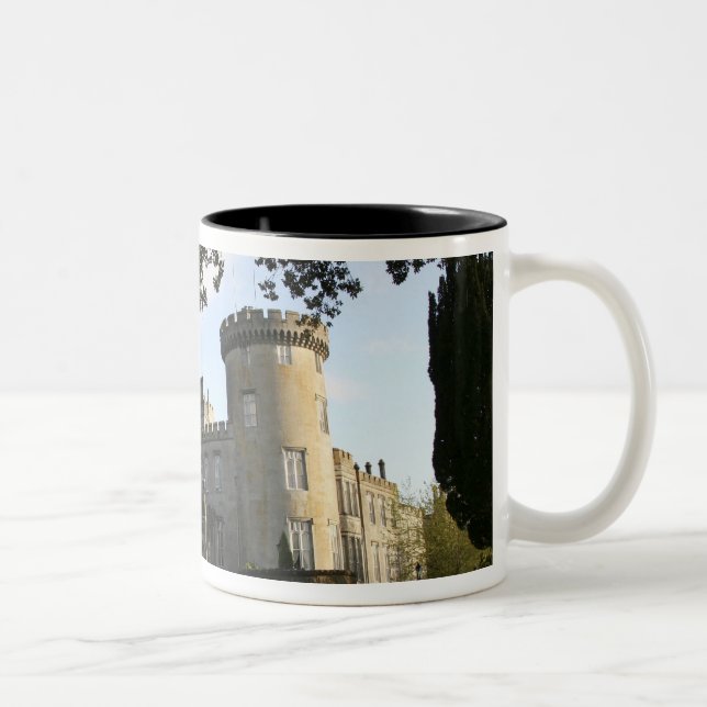 Caneca De Café Em Dois Tons Irlanda, a entrada do lado do Castelo Dromoland. (Direita)