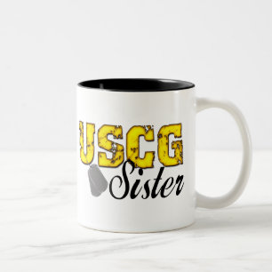Caneca De Café Em Dois Tons Irmã USCG