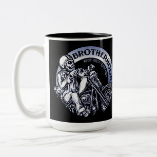 Caneca De Café Em Dois Tons Irmandade Biker
