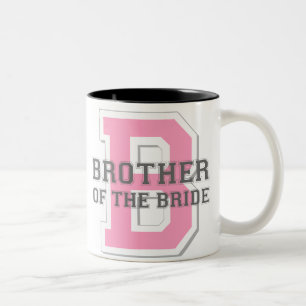 Caneca De Café Em Dois Tons Irmão do elogio da noiva