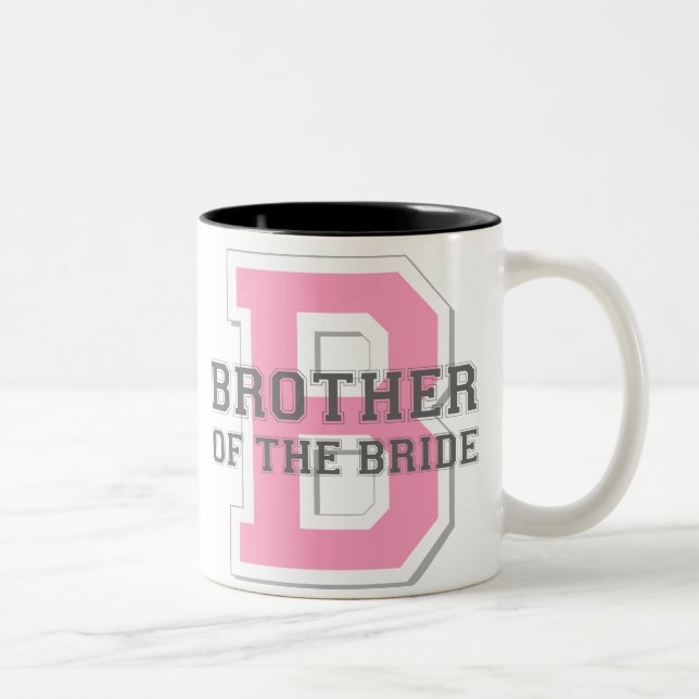 Caneca De Café Em Dois Tons Irmão do elogio da noiva (Direita)