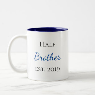 Caneca De Café Em Dois Tons Irmão Meio Personalizado