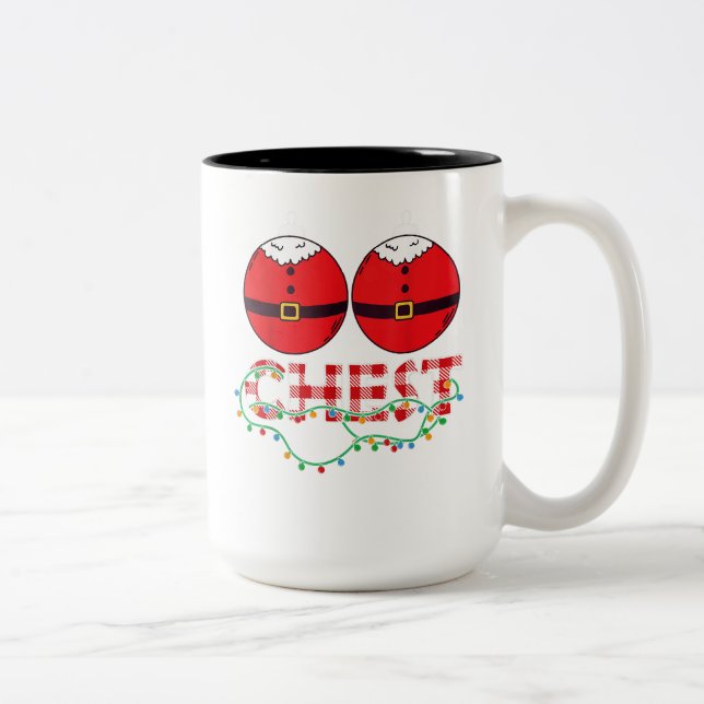 Caneca De Café Em Dois Tons Irmão Urso LGBT Natal Rainbow Pride Gay Lesb (Direita)