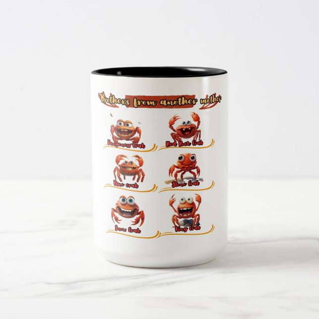 Caneca De Café Em Dois Tons Irmãos de outra mãe (Centro)
