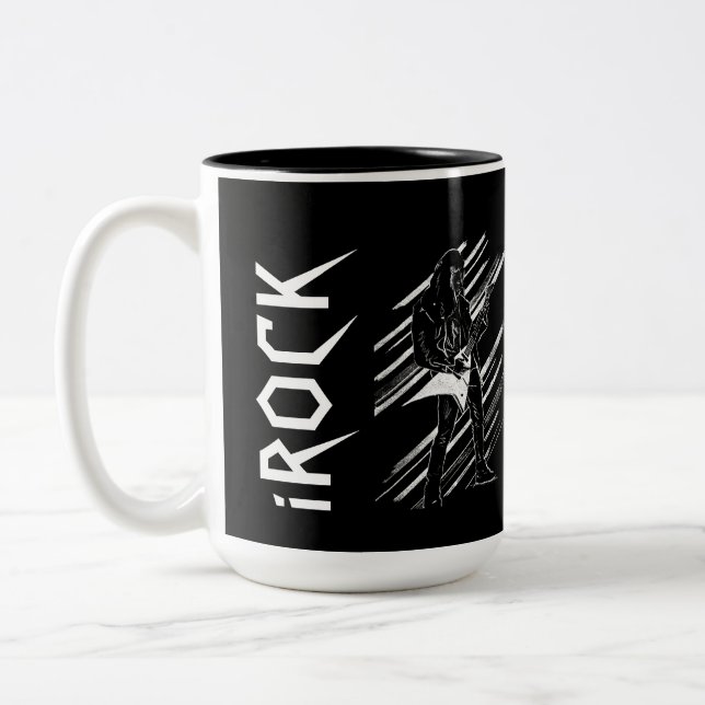 Caneca De Café Em Dois Tons iROCK (Esquerda)