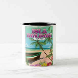 Caneca De Café Em Dois Tons Isla Holbox México