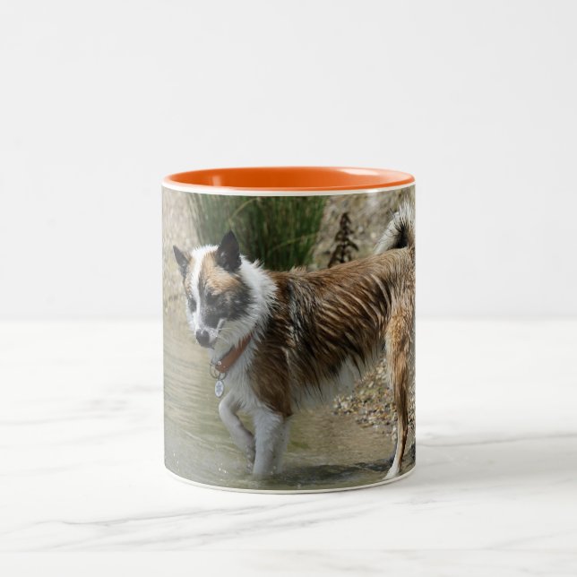 Caneca De Café Em Dois Tons Islandhund (Centro)