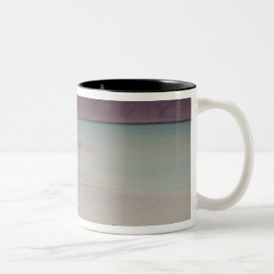 Caneca De Café Em Dois Tons Israel, Mar Morto, Ein Bokek, Mar Morto, crepúscul