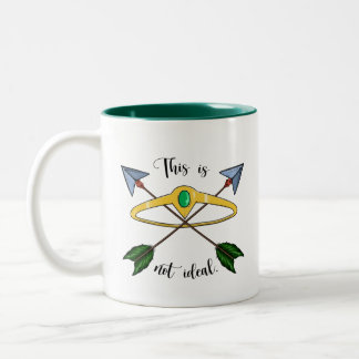 Caneca De Café Em Dois Tons Isto não é Ideal Mug