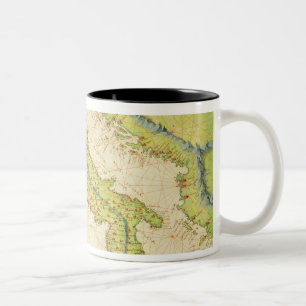Caneca De Café Em Dois Tons Italia