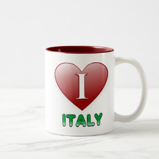 Caneca De Café Em Dois Tons Italia