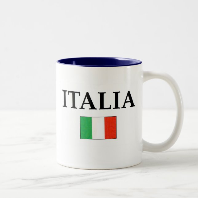 Caneca De Café Em Dois Tons Italia (2) (Direita)