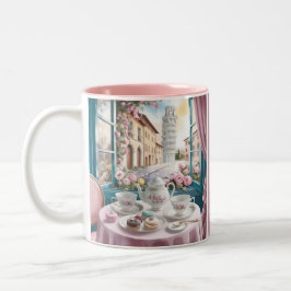 Caneca De Café Em Dois Tons Itália Café e Sweets na cidade italiana de Pisa