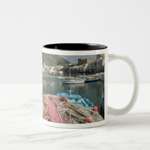 Caneca De Café Em Dois Tons ITÁLIA, Campânia, (Baía de Nápoles), ISCHIA, F