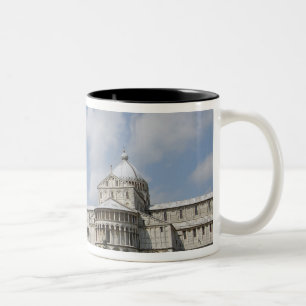 Caneca De Café Em Dois Tons Itália, Pisa. Torre inclinada de Pisa e