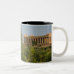 Caneca De Café Em Dois Tons Itália, Sicília, Agrigento, La Valle dei Templi, 4