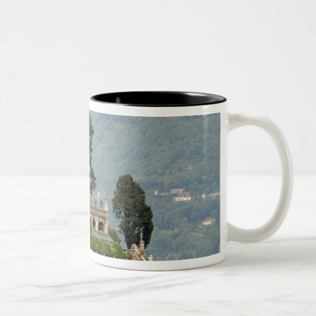 Caneca De Café Em Dois Tons Itália, Stresa, Lago Maggiore, Isola Bella 2 (Direita)