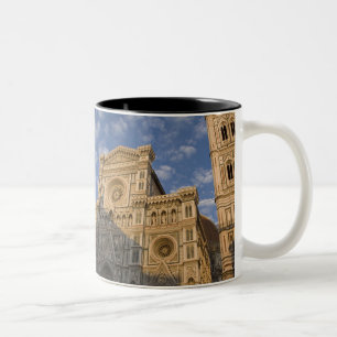 Caneca De Café Em Dois Tons Itália, Toscana, Florença. A Duomo.