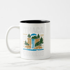 Caneca De Café Em Dois Tons ithaca é gorges