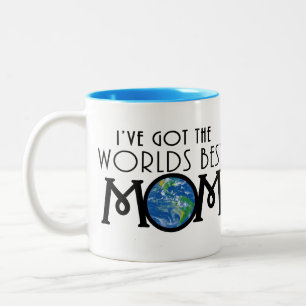 Caneca De Café Em Dois Tons Ive obteve aos mundos a melhor mamã