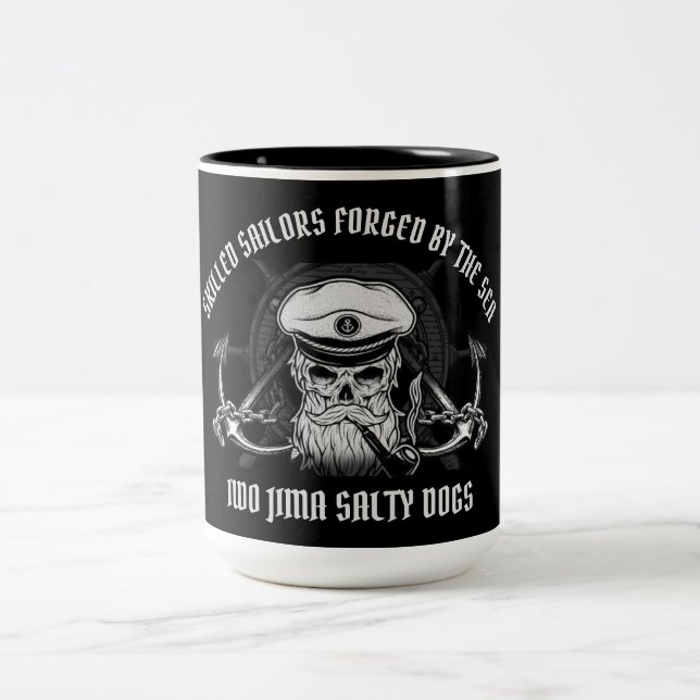 CANECA DE CAFÉ EM DOIS TONS IWO JIMA SKILLED SAILORS/CÃES SALGADOS (Centro)