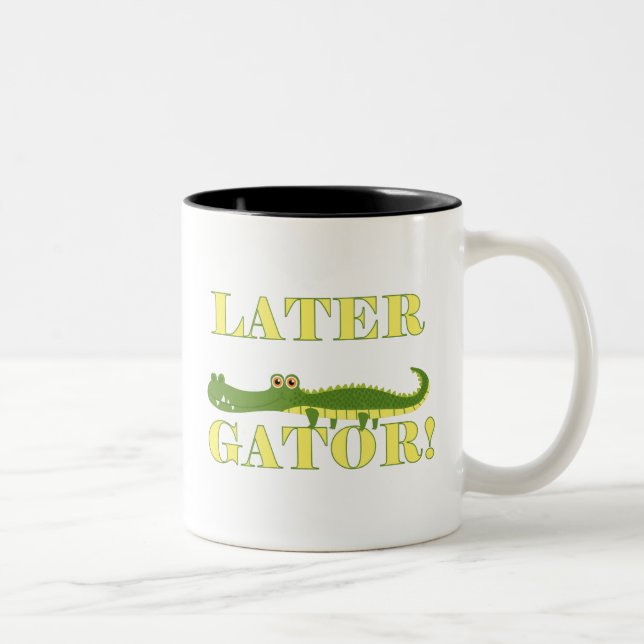 Caneca De Café Em Dois Tons Jacaré mais atrasado (Direita)