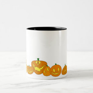 Caneca De Café Em Dois Tons Jack-O-Caneca