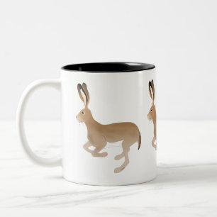 Caneca De Café Em Dois Tons Jack Rabbits Mug