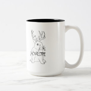 Caneca De Café Em Dois Tons Jackalope