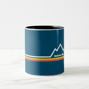 Caneca De Café Em Dois Tons Jackson Hole Wyoming
