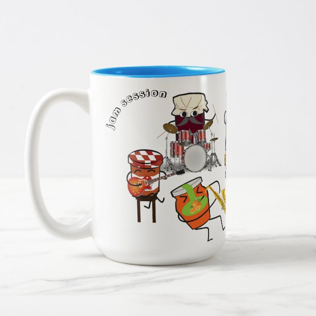Caneca De Café Em Dois Tons Jam Session Mug (Esquerda)