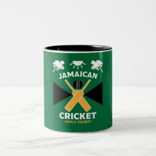 Caneca De Café Em Dois Tons Jamaica Cricket