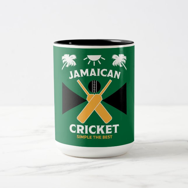 Caneca De Café Em Dois Tons Jamaica Cricket (Centro)