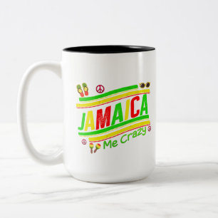 Caneca De Café Em Dois Tons Jamaica Me Crazy Cruise Vacing Group Combinação