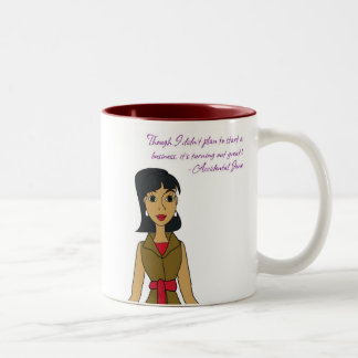 Caneca De Café Em Dois Tons Jane acidental